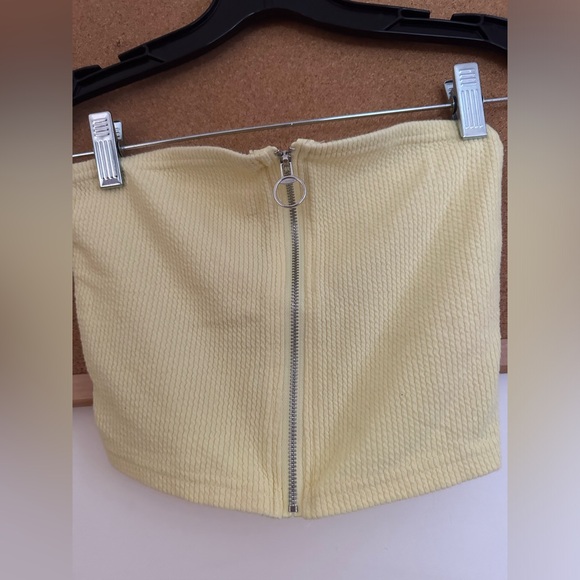 PacSun Yellow Strapless Top - Picture 3 of 4